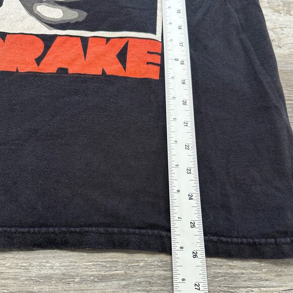 Vintage Drake T-Shirt y2k 2009 Hanes Black Mens S Away From Home Tour Shirt - Picture 7 of 10
